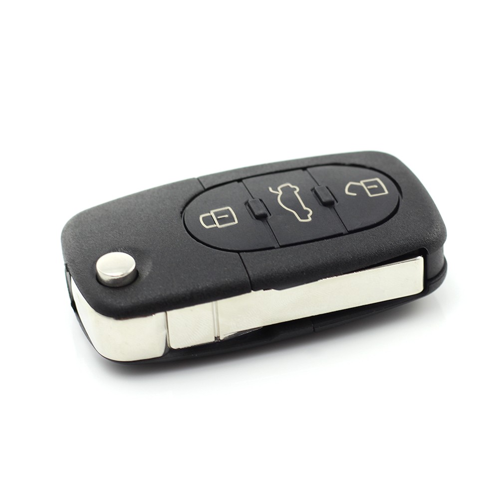 Globiz | Audi - Carcasă cheie tip briceag, cu 3 butoane - baterie 1616 - CARGUARD