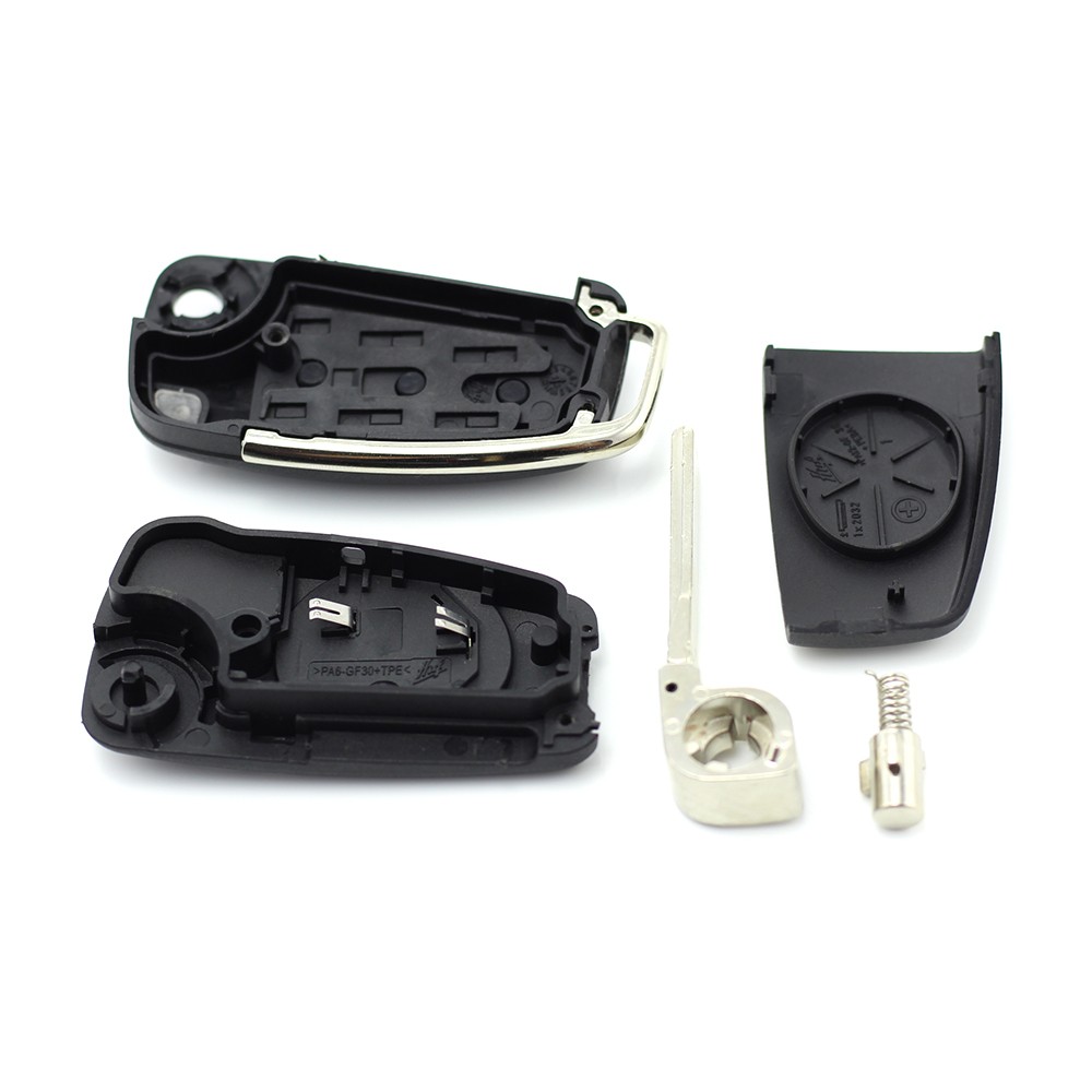 Globiz | Audi - model nou - carcasă cheie tip briceag, cu 3 butoane - CARGUARD