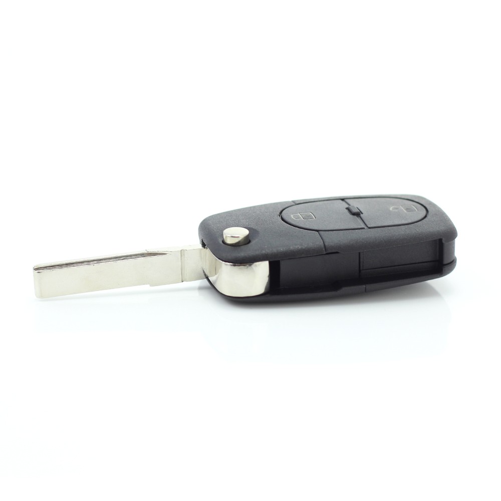 Globiz | CARGUARD - Audi - carcasă cheie tip briceag, 2+1 butoane, cu buton panică și baterie CR 2032