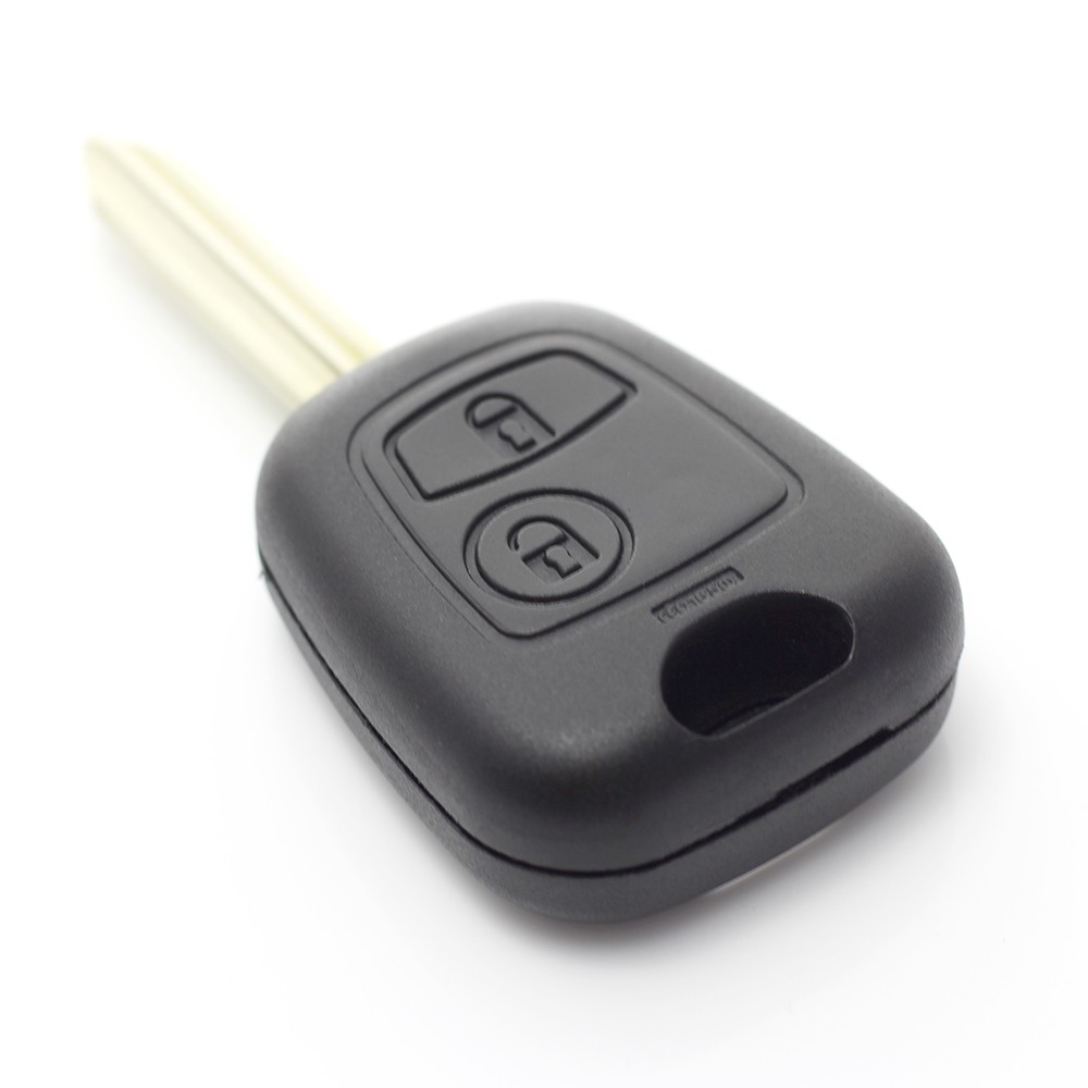 Globiz | Citroen / Peugeot - Carcasa cheie cu 2 butoane
