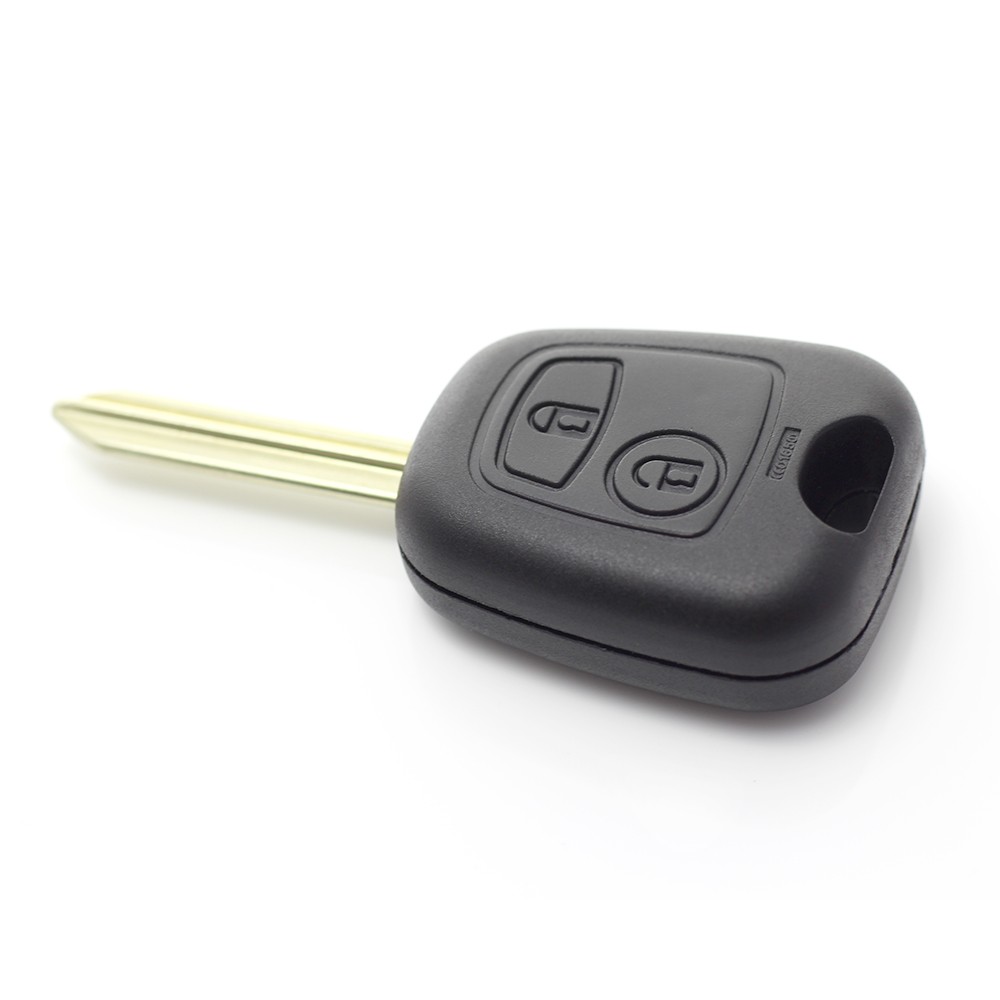 Globiz | Citroen / Peugeot - Carcasa cheie cu 2 butoane