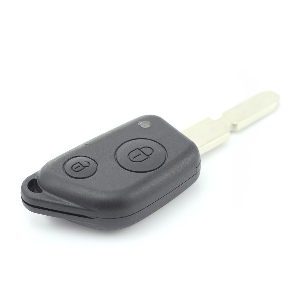 Globiz | Citroen / Peugeot - Carcasa cheie cu 2 butoane, lama 4 "piste"