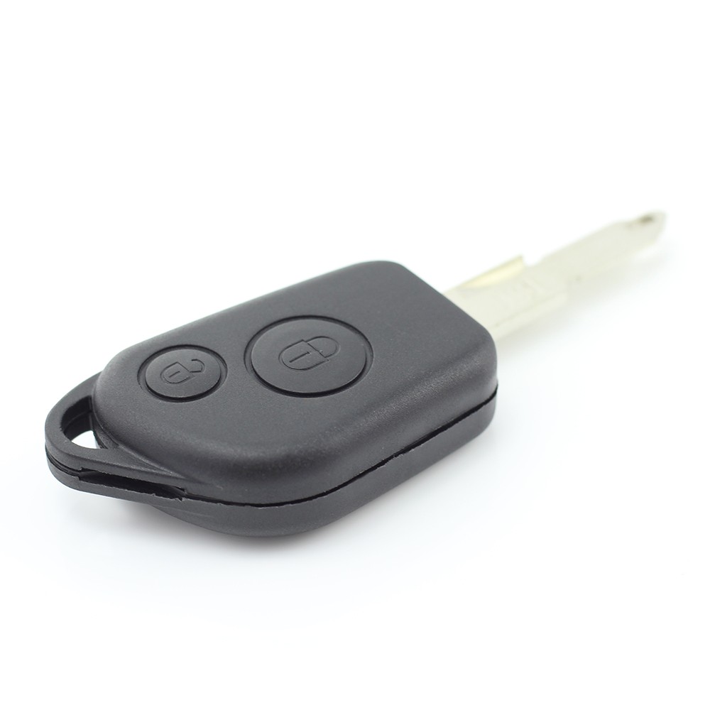 Globiz | Citroen / Peugeot - Carcasa cheie cu 2 butoane si suport de baterie