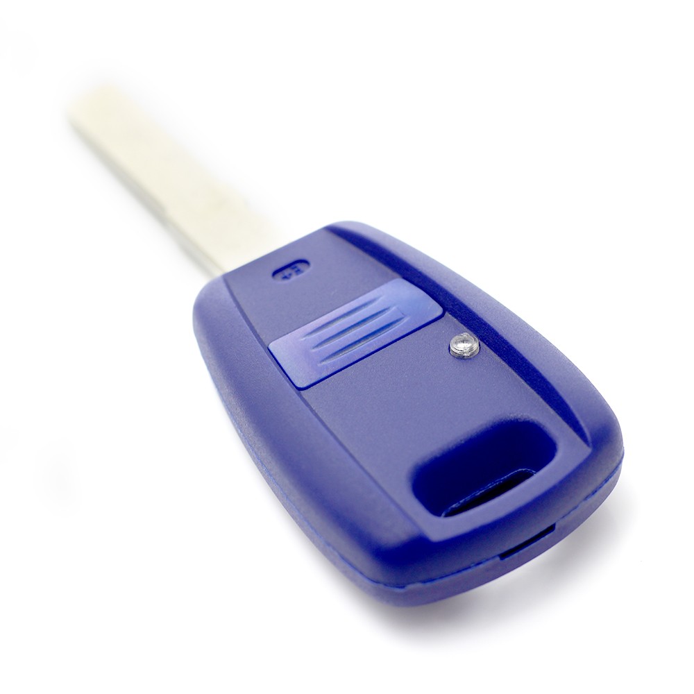 Globiz | Fiat Carcasa cheie 1 buton, albastru, cu pregatire pt. chip TPX lung (fara logo)