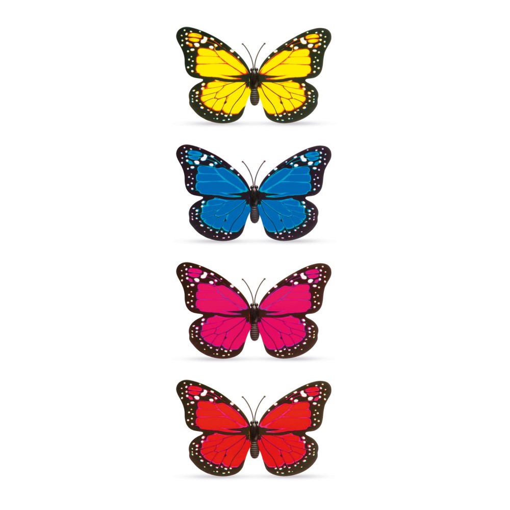 Globiz | Fluture solar cu mișcare de zbor - 4 culori