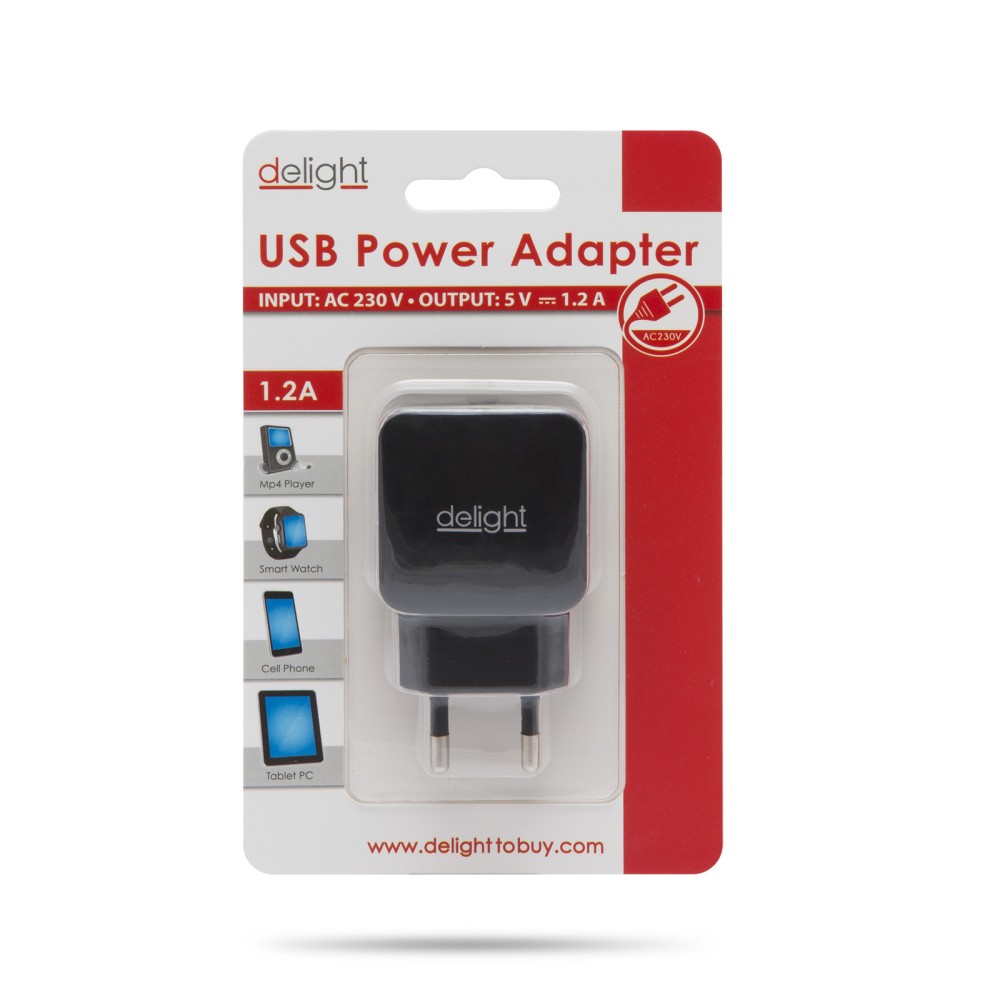 Globiz | Incarcator 1x USB  1,2A