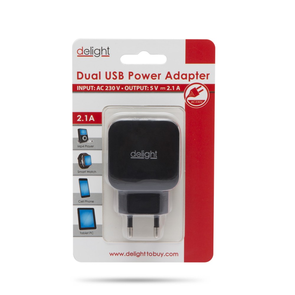 Globiz | Incarcator 2x USB  2,1A