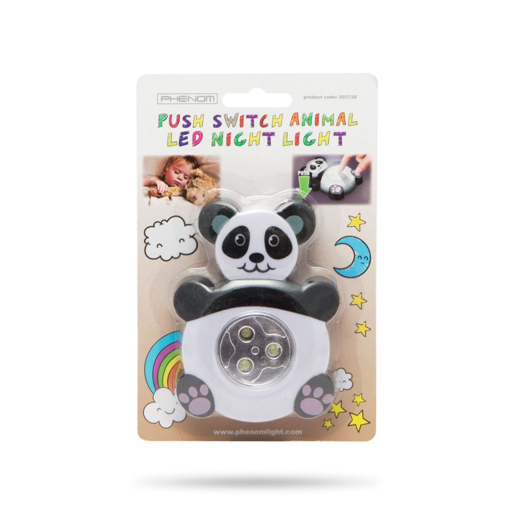 Globiz | Lampă de veghe cu buton, model "Panda"