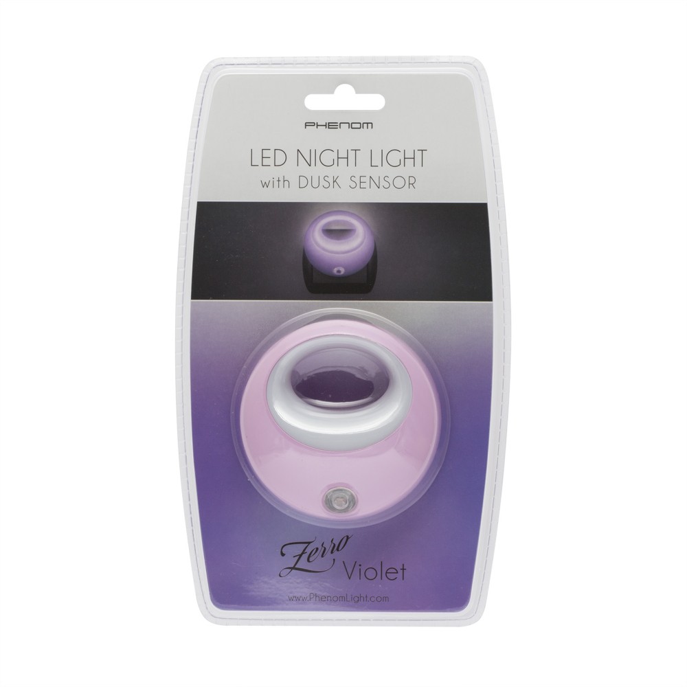 Globiz | Lampa de veghe cu LED si senzor de lumina- violet