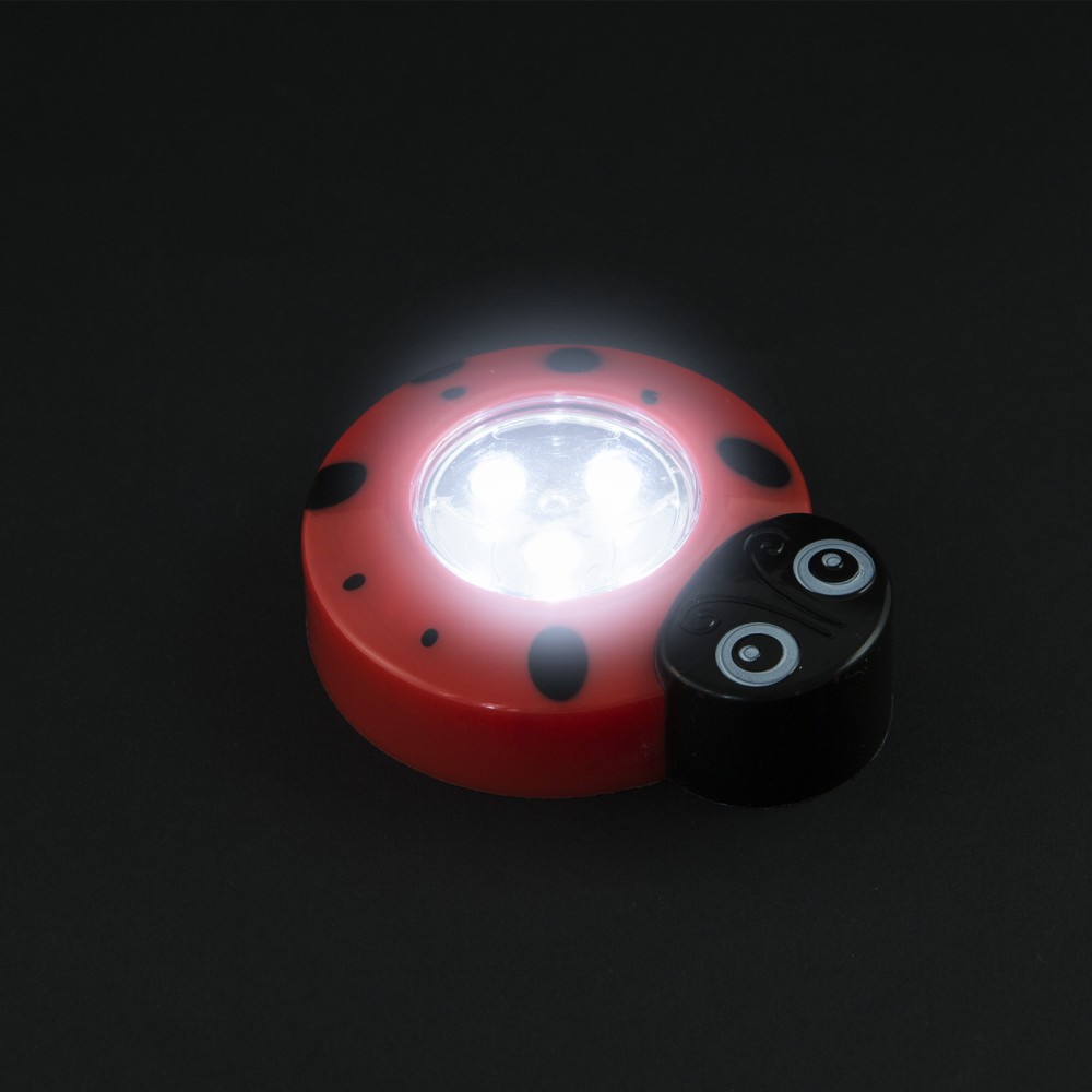 Globiz | Lampă de veghe decorativă cu buton, model "Buburuză"