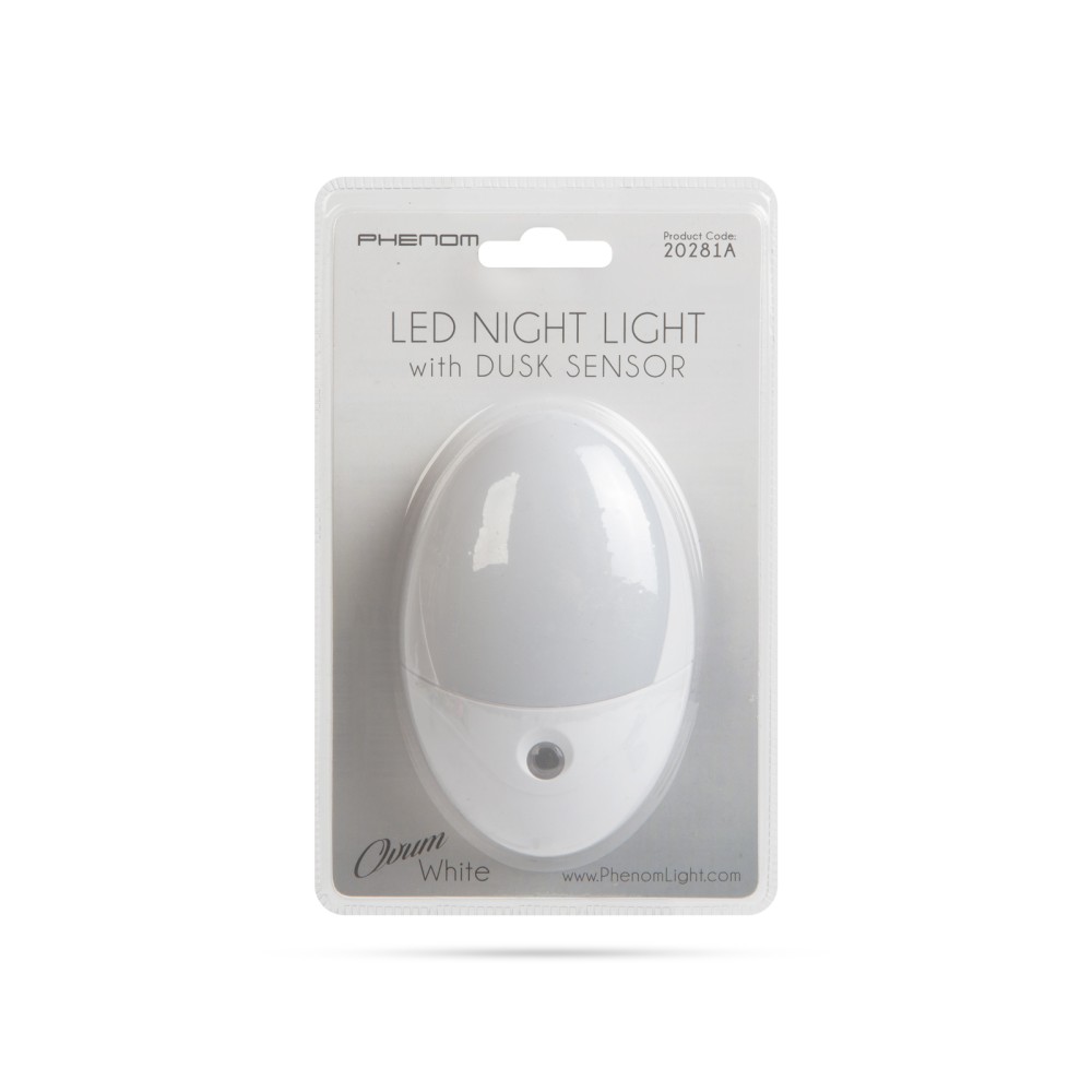 Globiz | Lumină de veghe cu senzor - 240 V - alb