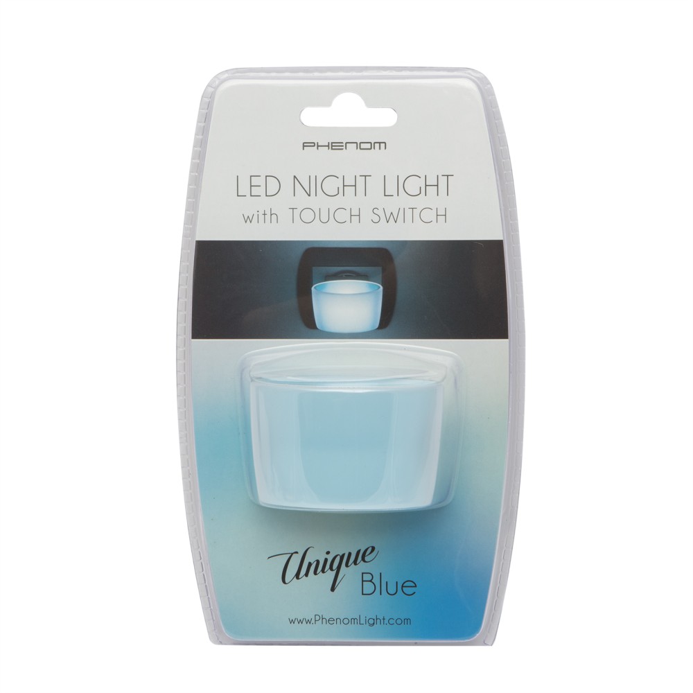 Globiz | Lumina de veghe LED cu senzor tactil - albastru