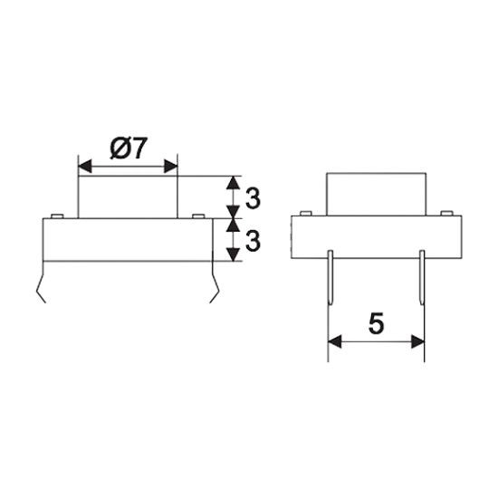 Globiz | Microintrerupator 1 circuit 0,05A-12VDC OFF-(ON)