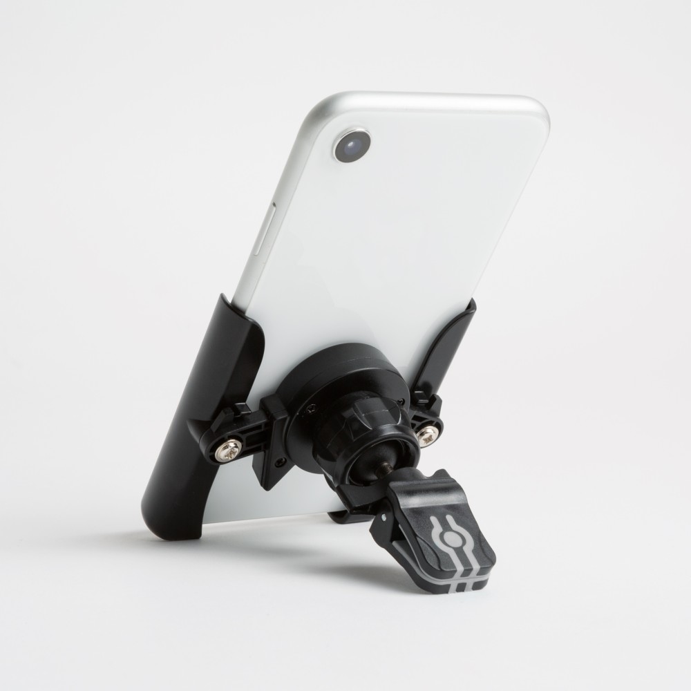 Globiz | MNC - Suport de telefon cu fixare în grilajul de aerisire - negru