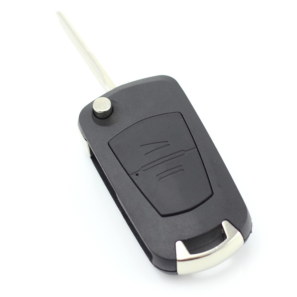 Globiz | Opel - Carcasa tip cheie briceag cu 2 butoane, lama pe dreapta