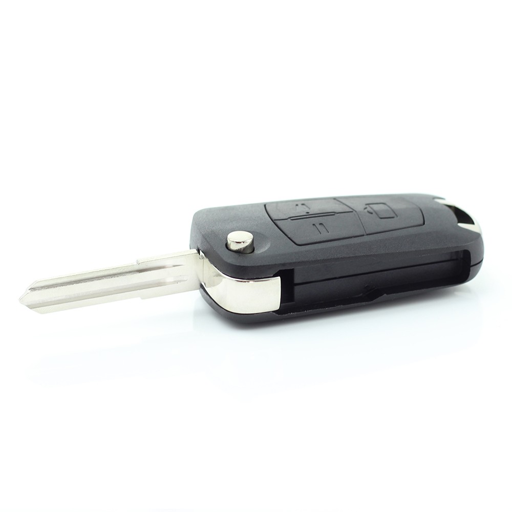 Globiz | Opel - Carcasa tip cheie briceag cu 3 butoane, lama pe dreapta