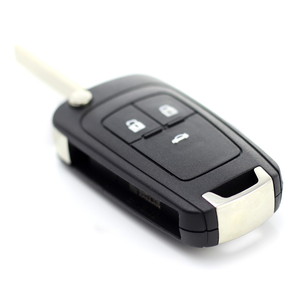 Globiz | Opel / Chevrolet - Carcasa tip cheie briceag cu 3 butoane