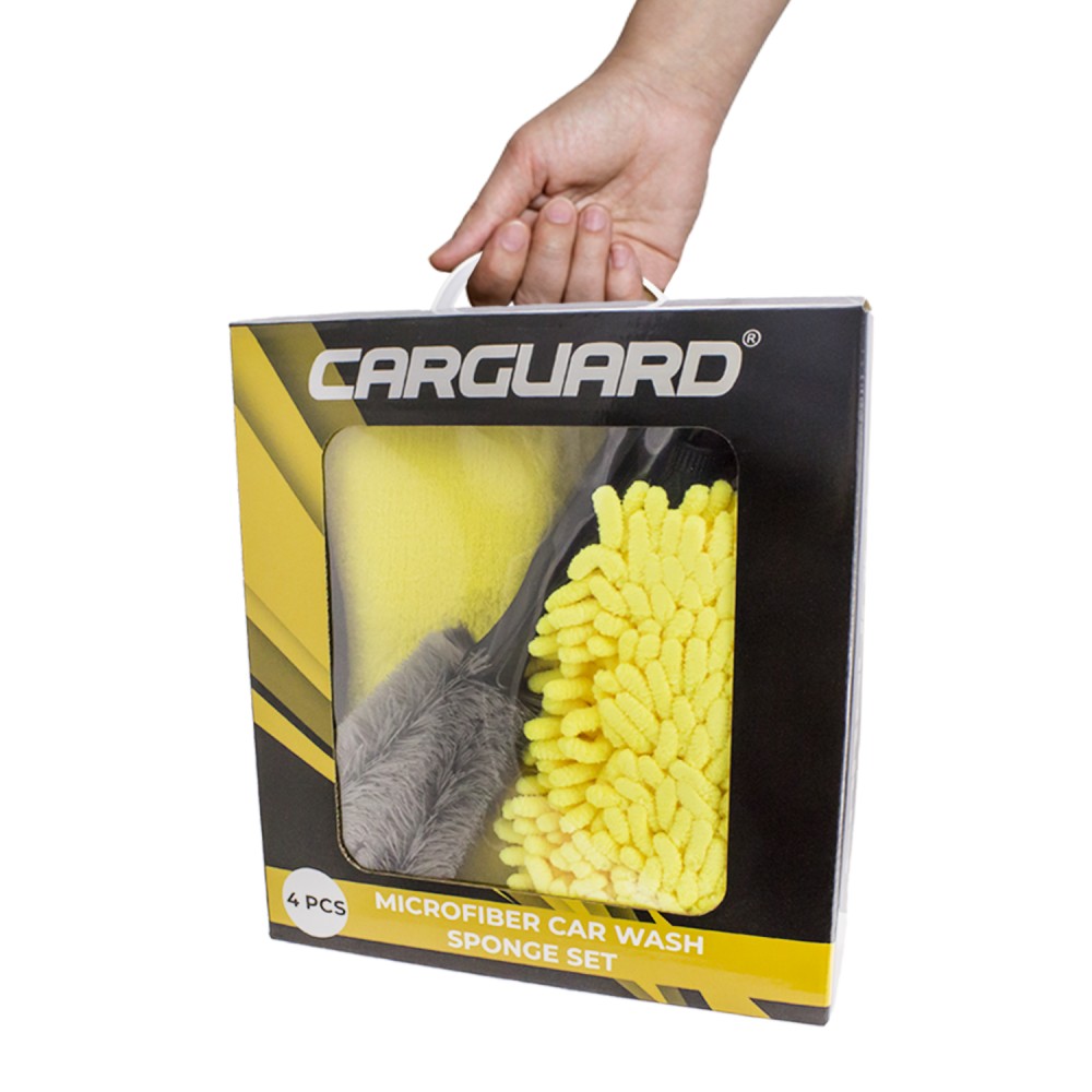 Set burete cu microfibre și perie - Carguard