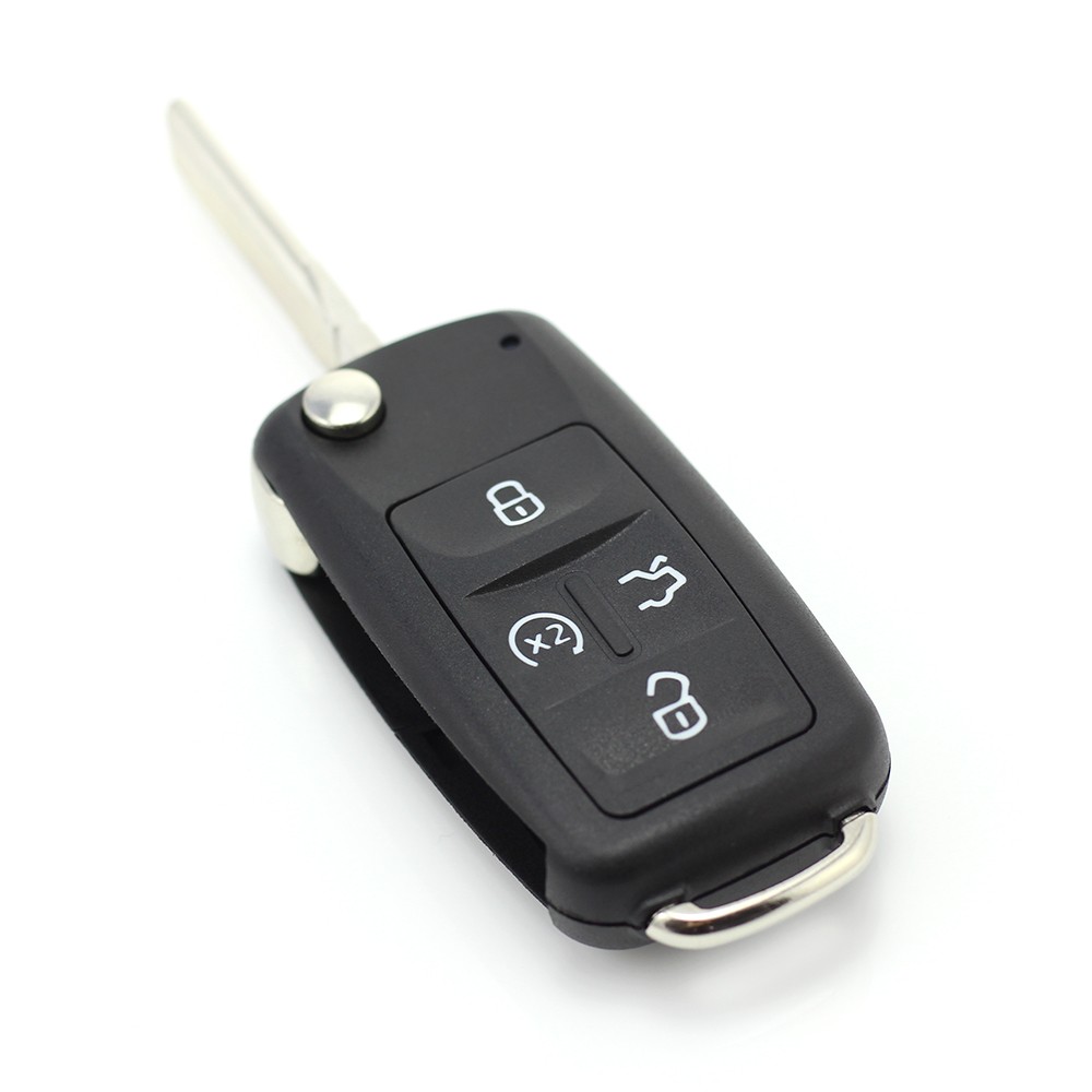 Globiz | Volkswagen - Carcasă cheie tip briceag, cu 4 butoane - CARGUARD