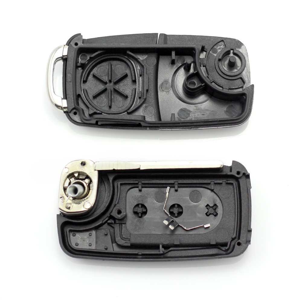 Globiz | Volkswagen Touareg - Carcasă cheie tip briceag, cu 3 butoane - CARGUARD