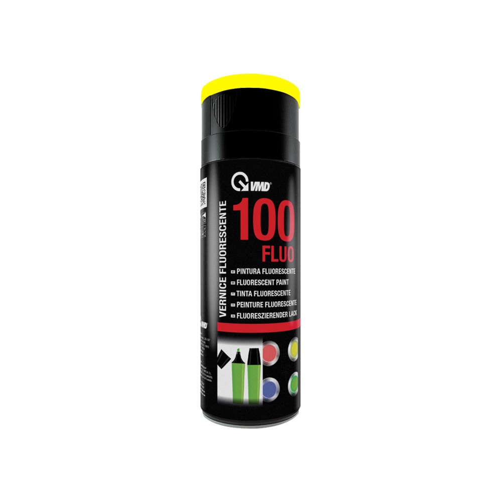 Vopsea spray fluorescentă - 400 ml - galbenă - VMD Italy